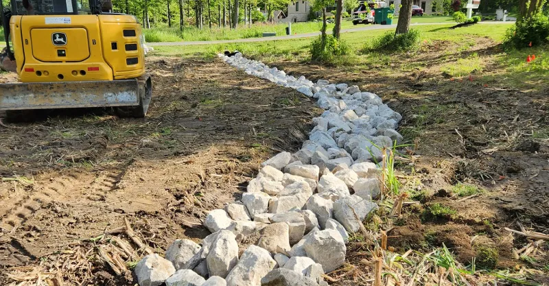 hardscape drainage solutions in northeast ohio
